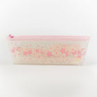 Frosted pencil case flowers