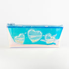 Degraded shiny hearts pencil case