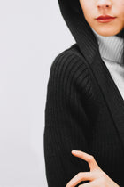 Hooded Cardigan Belt