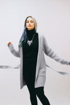 Hooded Cardigan Belt