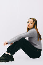 RIBBED LICRED SEMI-HIGH JUMPSUIT