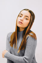 RIBBED LICRED SEMI-HIGH JUMPSUIT