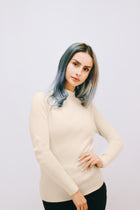 RIBBED LICRED SEMI-HIGH JUMPSUIT