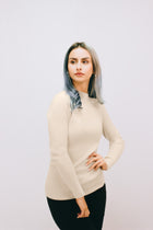 RIBBED LICRED SEMI-HIGH JUMPSUIT