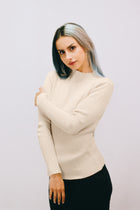 RIBBED LICRED SEMI-HIGH JUMPSUIT