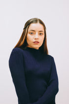 RIBBED LICRED SEMI-HIGH JUMPSUIT