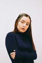 RIBBED LICRED SEMI-HIGH JUMPSUIT