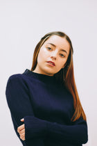 RIBBED LICRED SEMI-HIGH JUMPSUIT