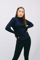 RIBBED LICRED SEMI-HIGH JUMPSUIT