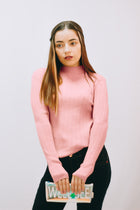 RIBBED LICRED SEMI-HIGH JUMPSUIT