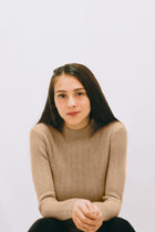 RIBBED LICRED SEMI-HIGH JUMPSUIT