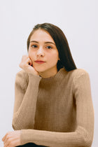 RIBBED LICRED SEMI-HIGH JUMPSUIT