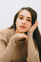 RIBBED LICRED SEMI-HIGH JUMPSUIT