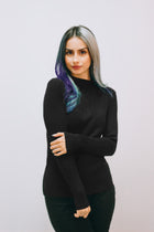 RIBBED LICRED SEMI-HIGH JUMPSUIT