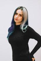 RIBBED LICRED SEMI-HIGH JUMPSUIT