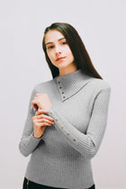 Buttonhole Neck Diver With Buttons